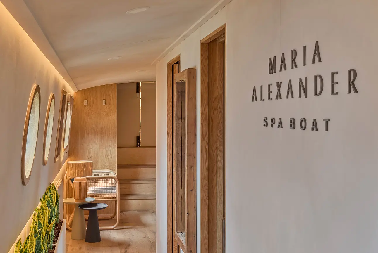 Maria Alexander spa boat interior design