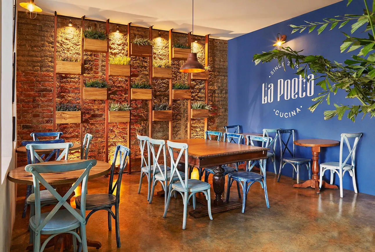 poeta restaurant interior design
