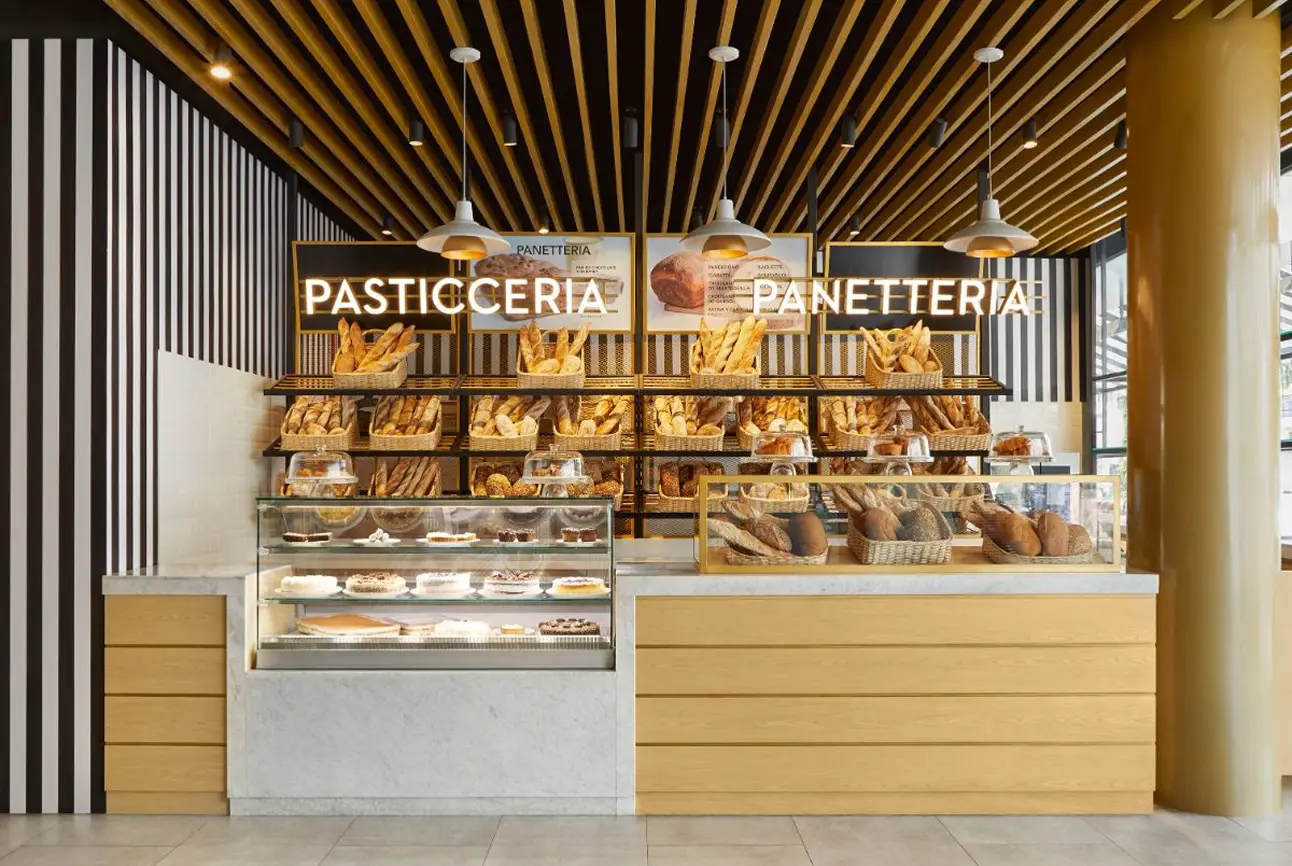 restaurant interior design bromley london bakery counter