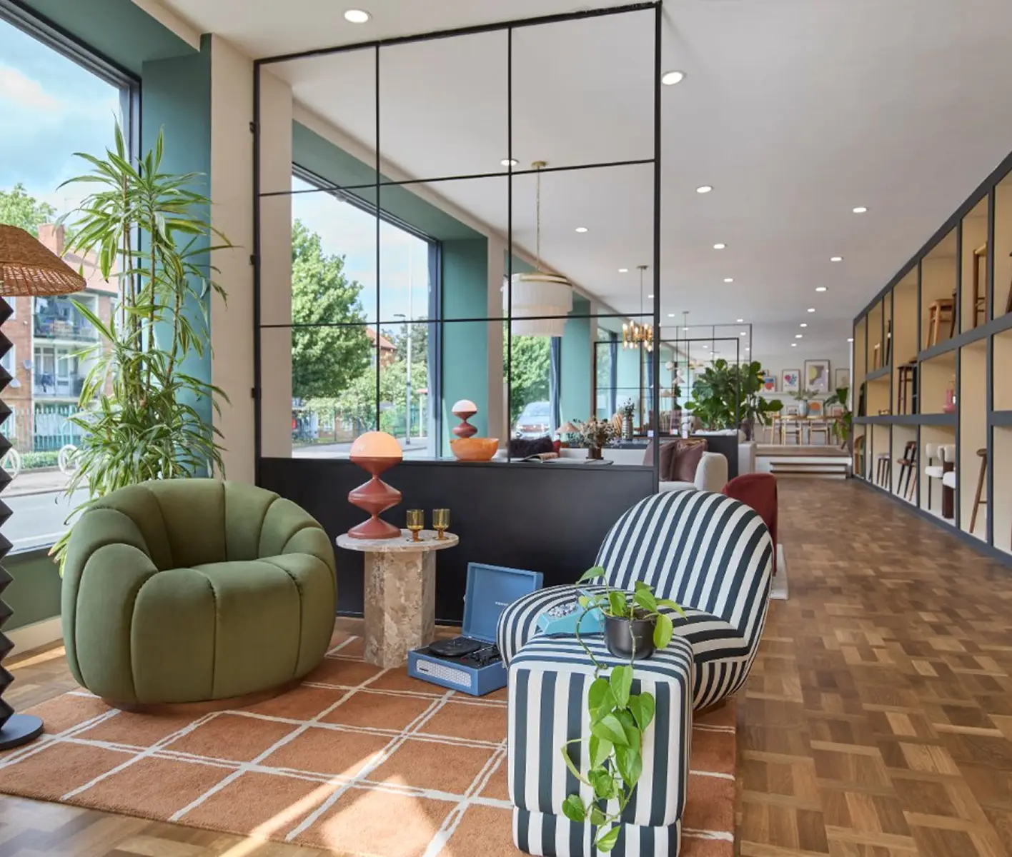 retail showroom interior design bromley london lounge seating area 08