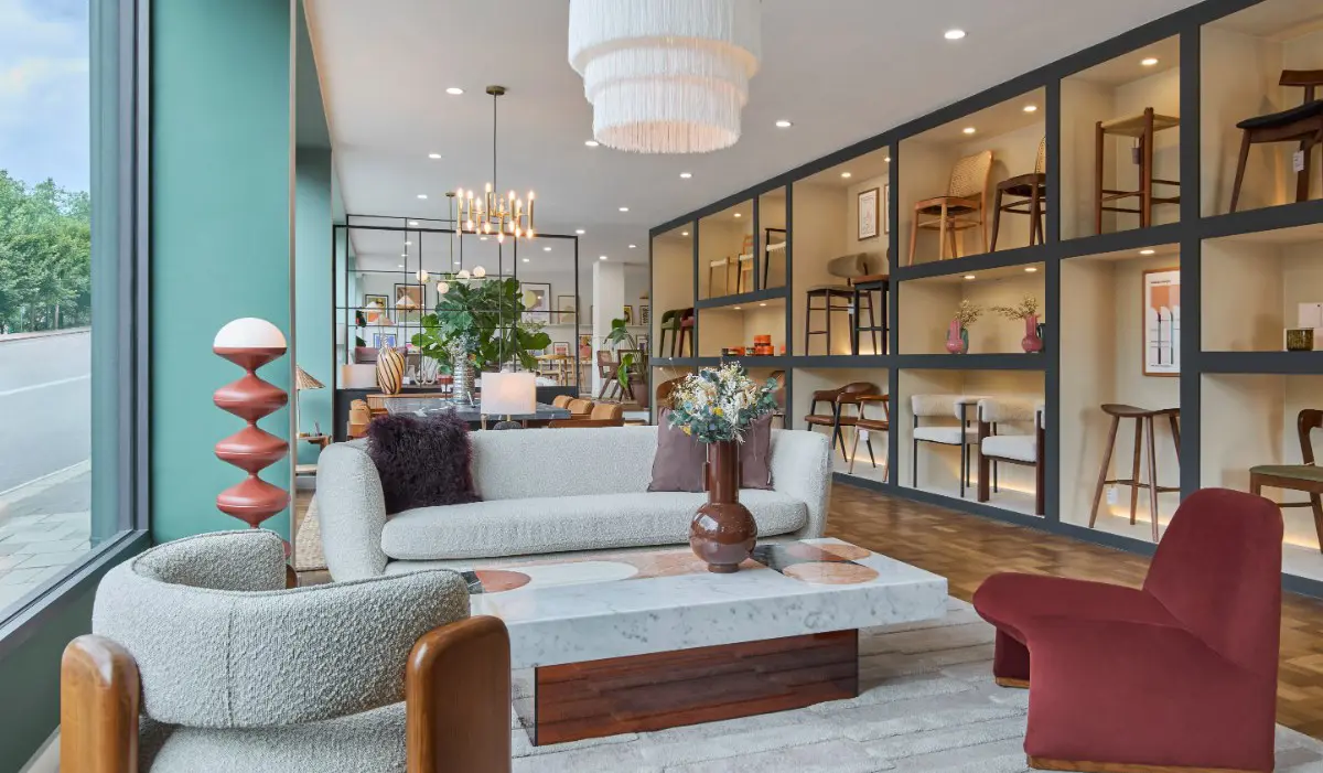 Retail Interior Design Project in London furniture