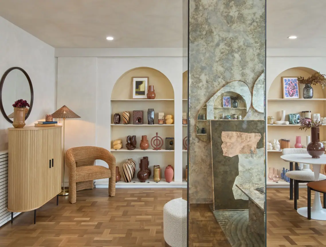 Retail Interior Design Project in London furniture gallery wall