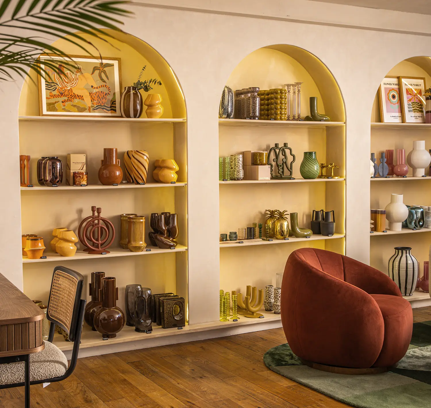 Retail Interior Design Project in London furniture gallery wall