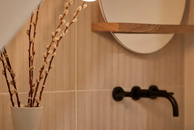 spa and wellness interior design london bromley bathroom mirror details